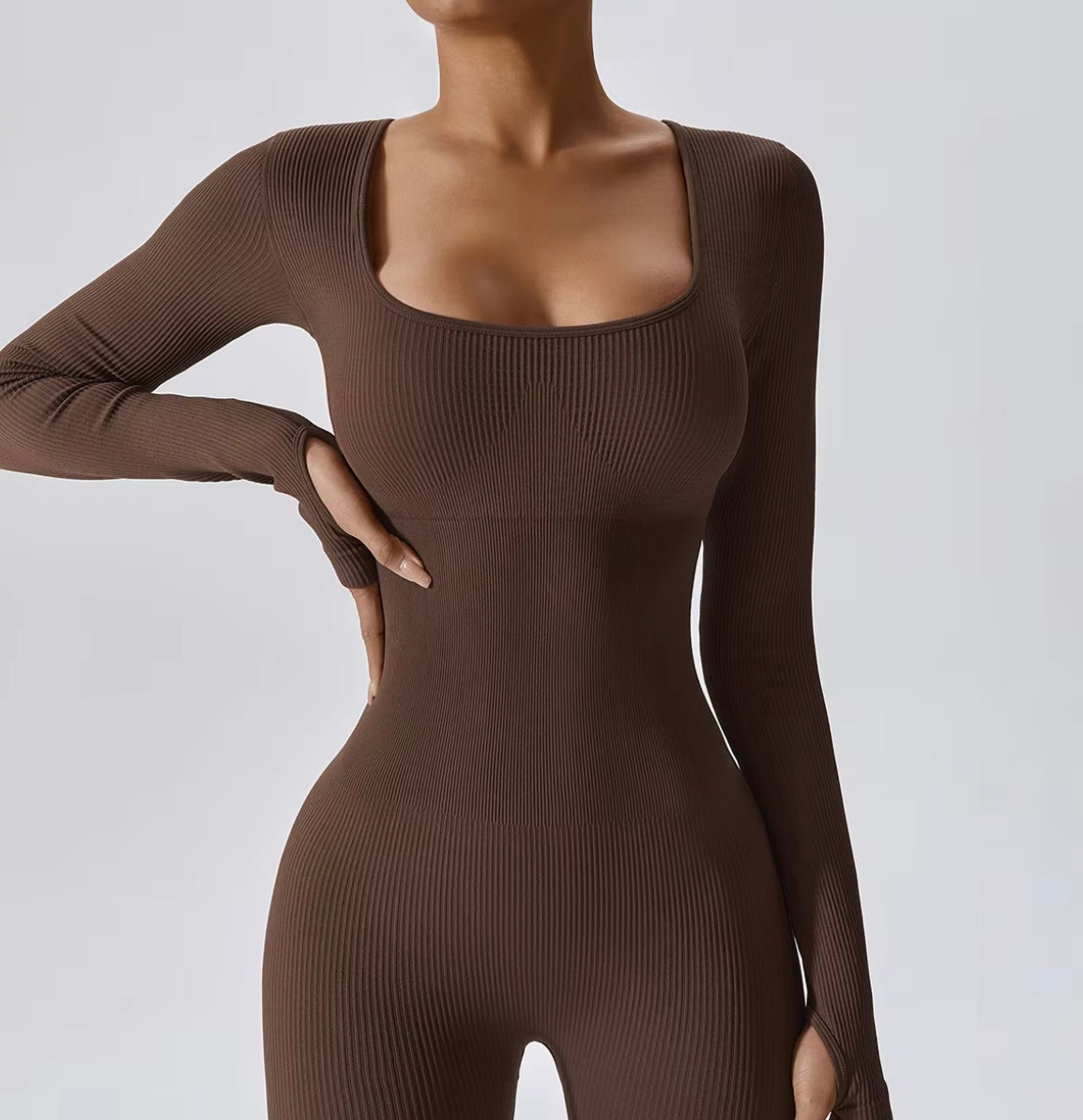 Combinaison Yoga Femme Sans Coutures - Bodysuit Sculptant