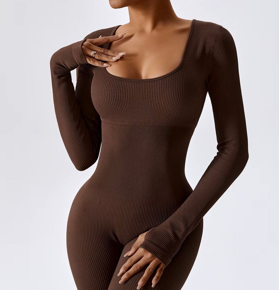 Combinaison Yoga Femme Sans Coutures - Bodysuit Sculptant